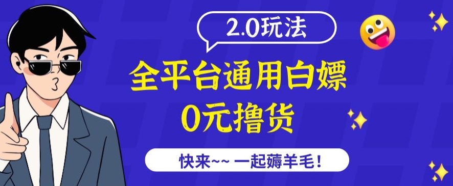 外面收费2980的全平台通用白嫖撸货项目2.0玩法【仅揭秘】-第一资源库