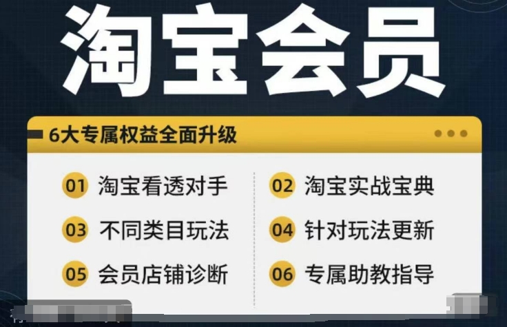 淘宝会员【淘宝所有课程，全面分析对手】，初级到高手全系实战宝典-第一资源库