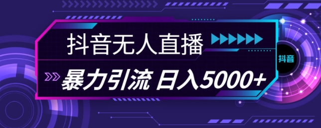 抖音快手视频号全平台通用无人直播引流法，利用图片模板和语音话术，暴力日引流100+创业粉【揭秘】-第一资源库