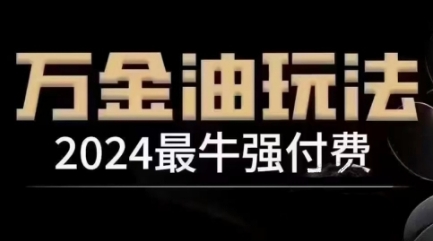 2024最牛强付费，万金油强付费玩法，干货满满，全程实操起飞（更新12月）-第一资源库