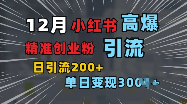 小红书一张图片“引爆”创业粉，单日+200+精准创业粉 可筛选付费意识创业粉【揭秘】-第一资源库