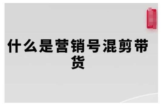 营销号混剪带货，从内容创作到流量变现的全流程，教你用营销号形式做混剪带货-第一资源库