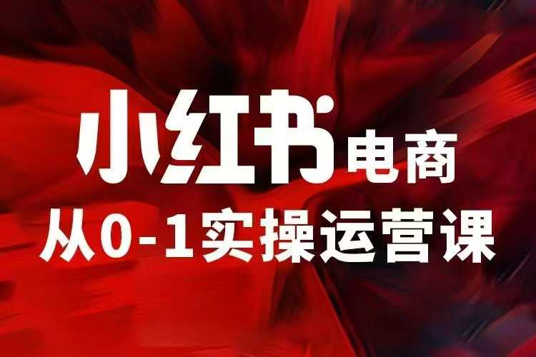 小红书电商运营，97节小红书vip内部课，带你实现小红书赚钱-第一资源库