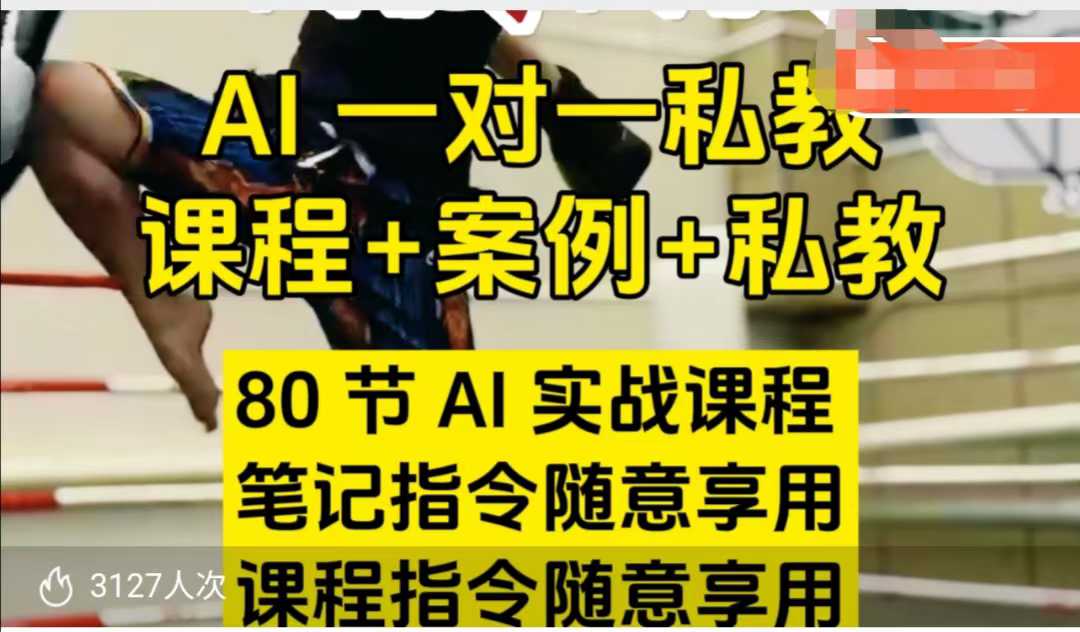 AI指令实战课，课程+案例，80节AI实战课程，笔记指令随意享用，课程指令随意享用-第一资源库